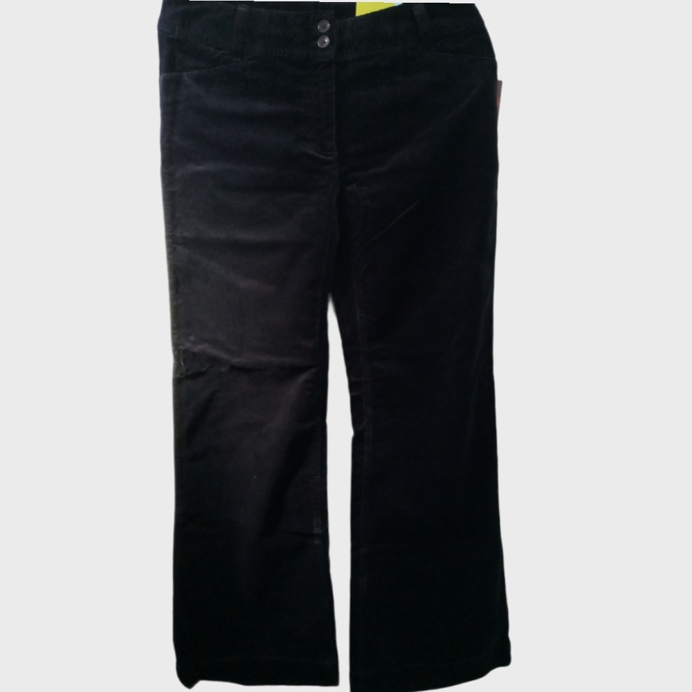 Union Square NYC  Women's Corduroy Pants Size 8/9 Black